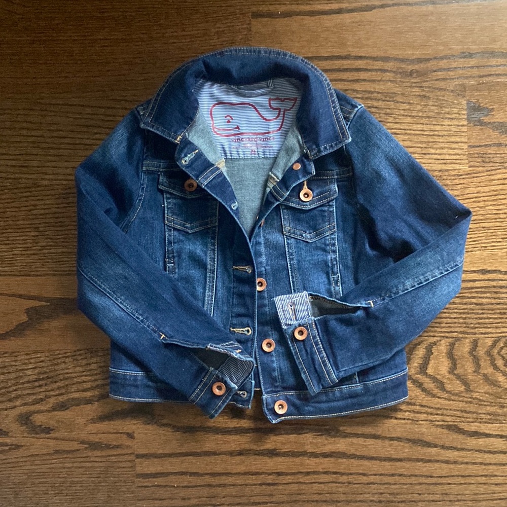Girls Vineyard Vines denim jacket